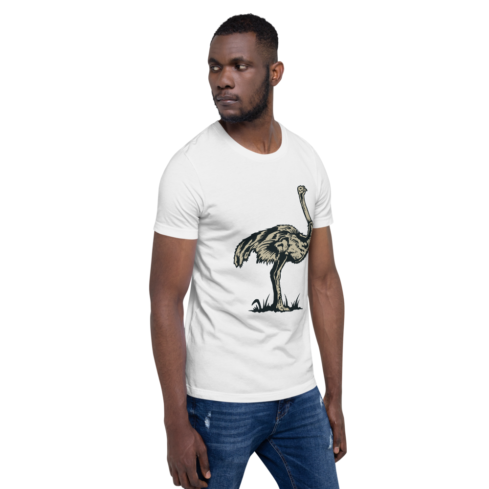 Ostrich Unisex T-Shirt mockup