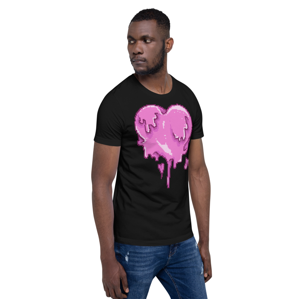 Melting Heart Unisex T-Shirt mockup