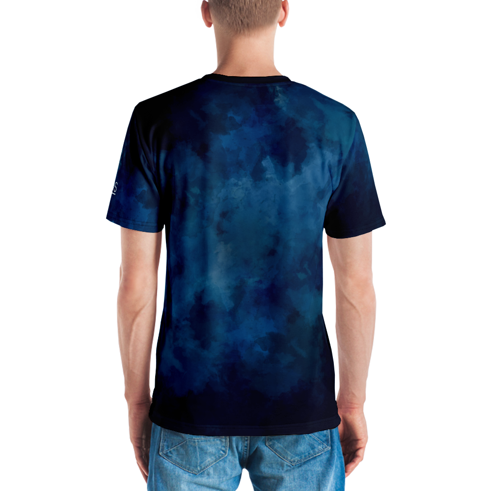 Dark Watercolor Men's T-shirt mockup