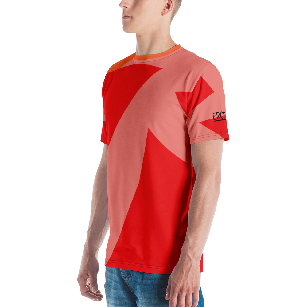 Red Abstract T-Shirt mockup
