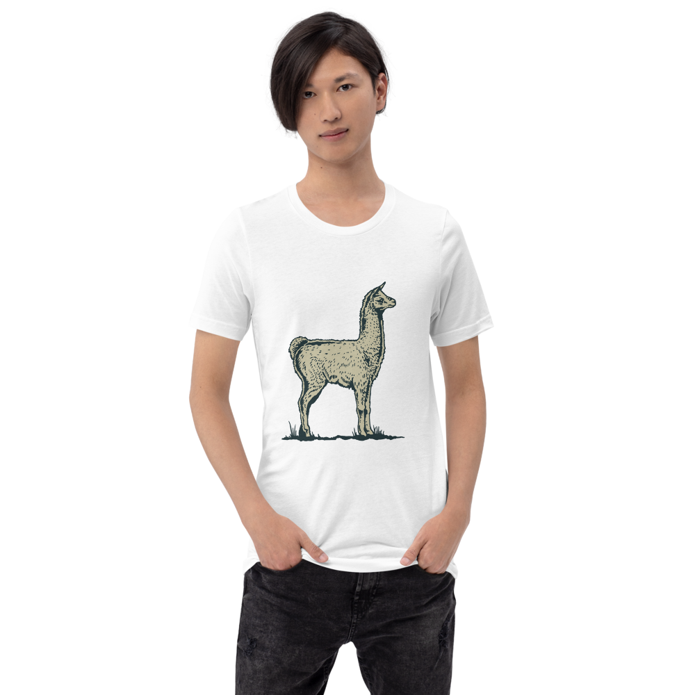 Llama Unisex T-Shirt mockup
