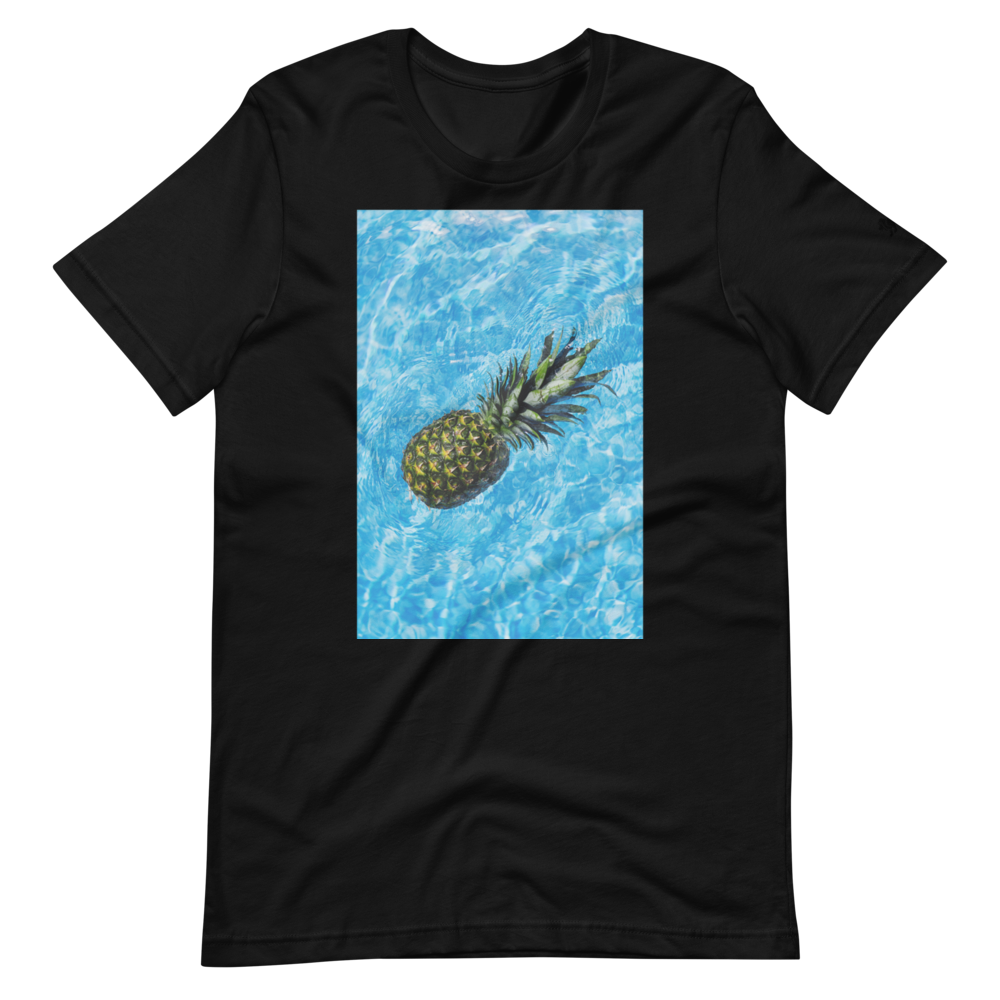 Swimming Pineapple Unisex T-Shirt mockup