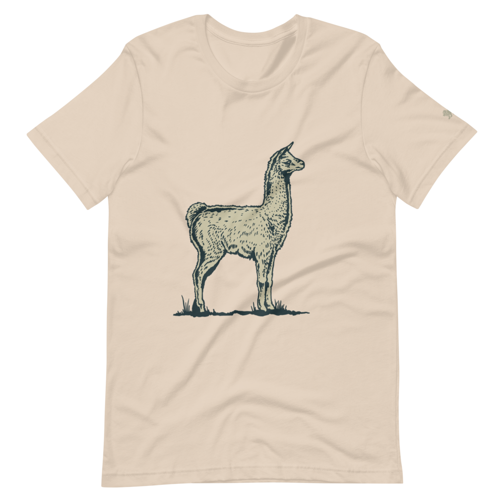 Llama Unisex T-Shirt mockup