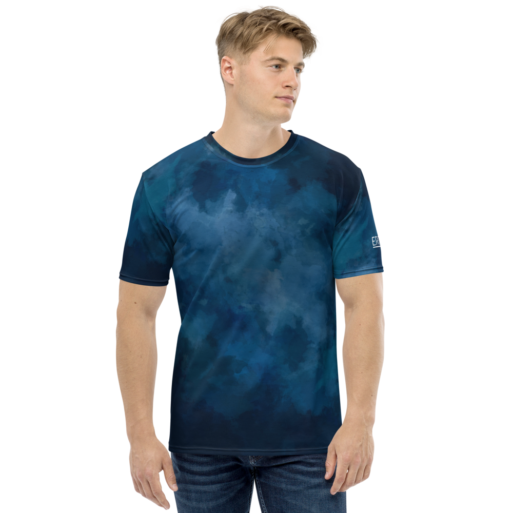 Dark Watercolor Men's T-shirt mockup