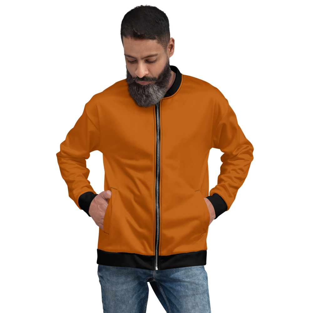 Brown Bomber Jacket mockup