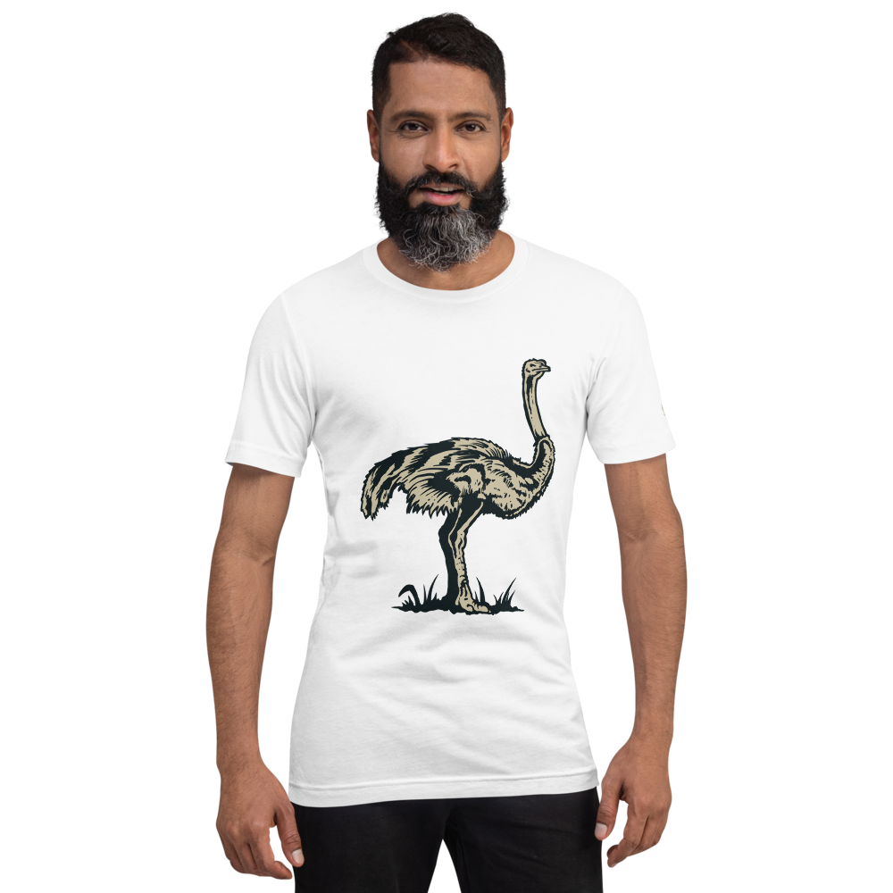Ostrich Unisex T-Shirt mockup